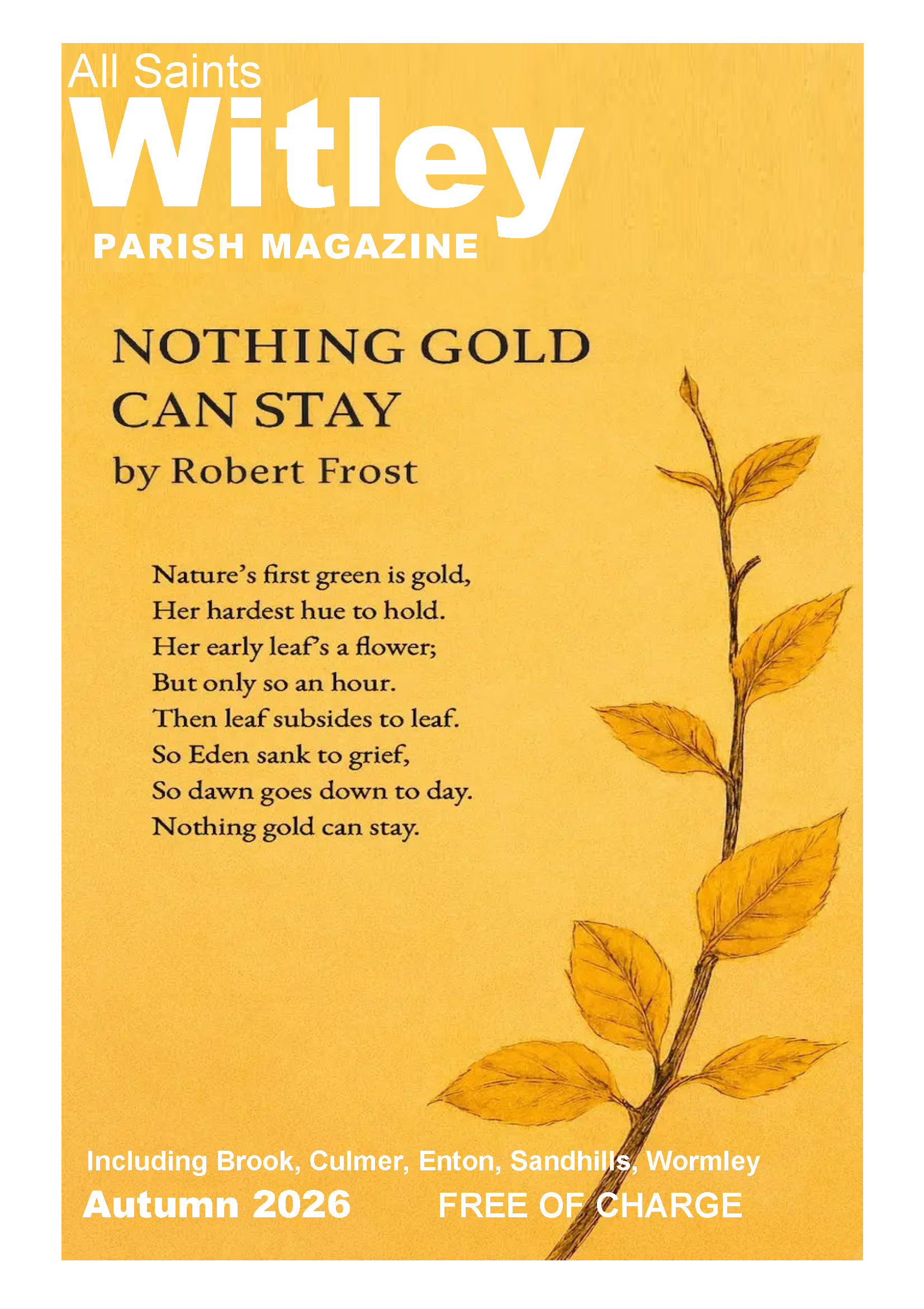 The Witley Magazine - front cover September 2007